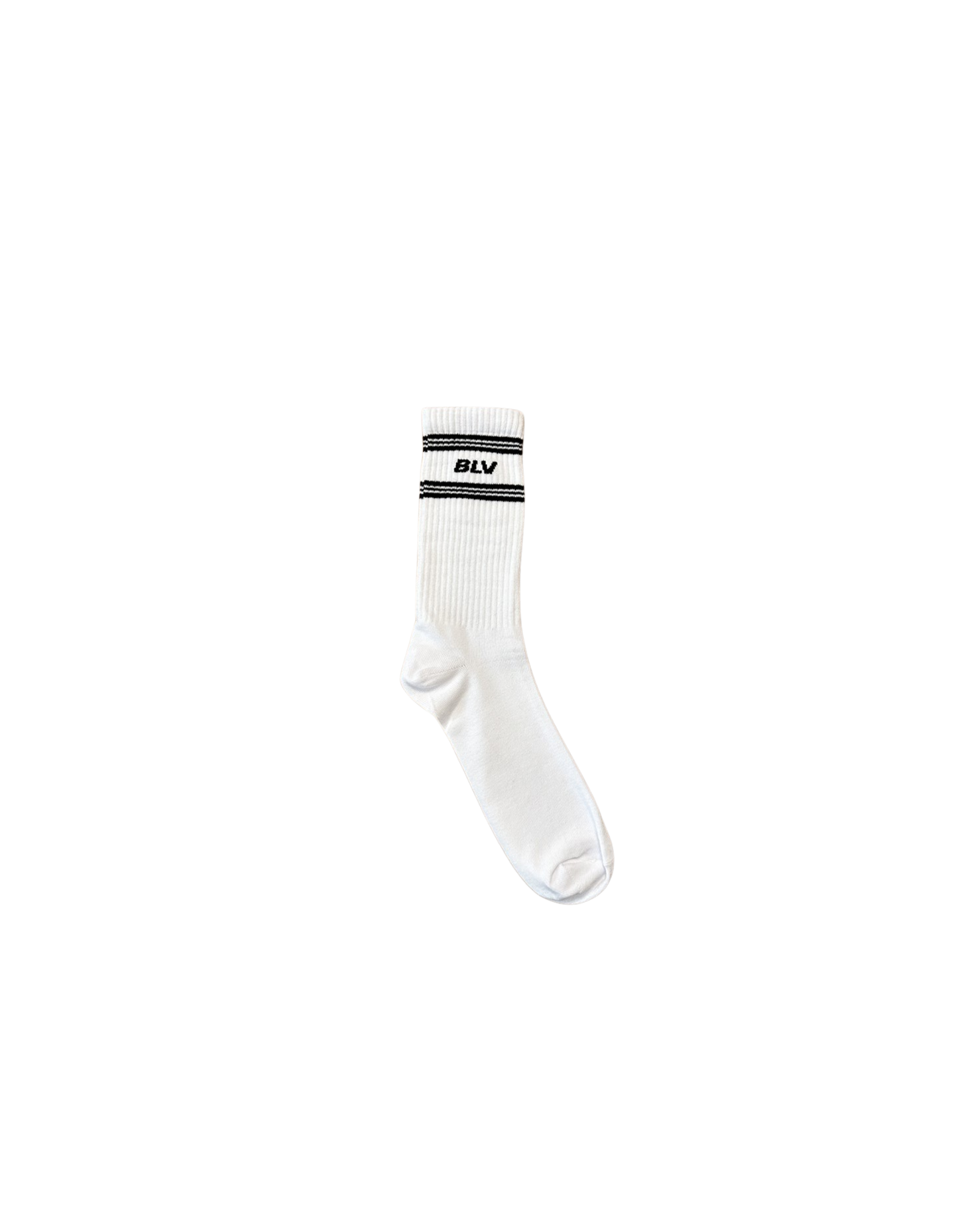 BLV CREW SOCKS - WHITE